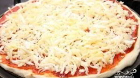 пицца с шампиньонами