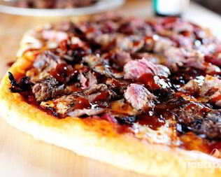 Пицца со стейком