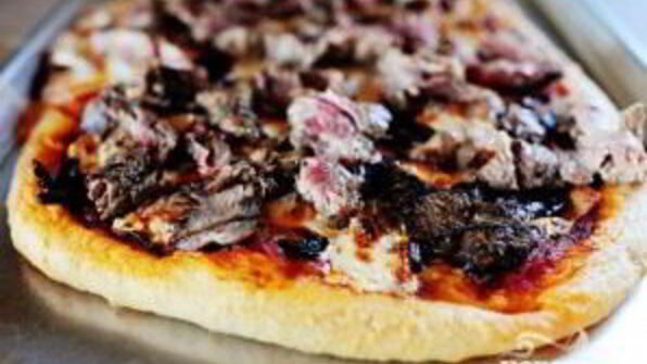 пицца со стейком