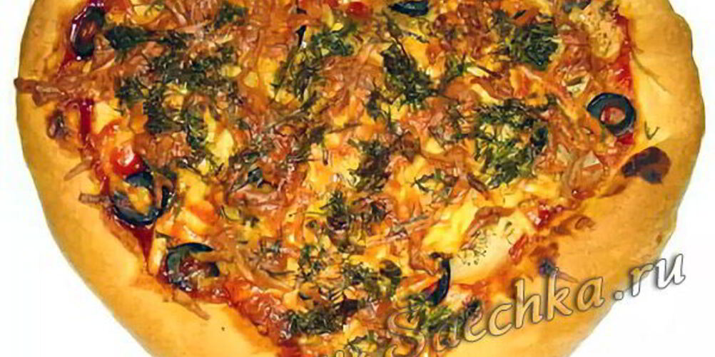 Рецепт пиццы валентинка