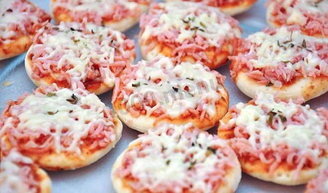 Простая мини пицца