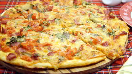 Тонкая пицца