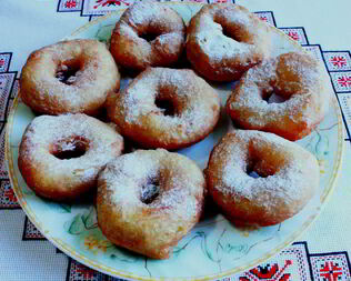 Быстрые пончики на кефире