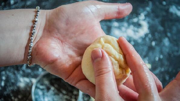 пончики с картофелем