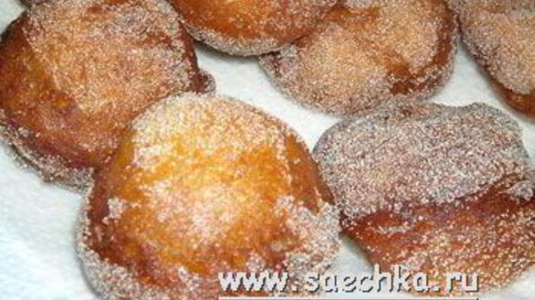пончики с творогом