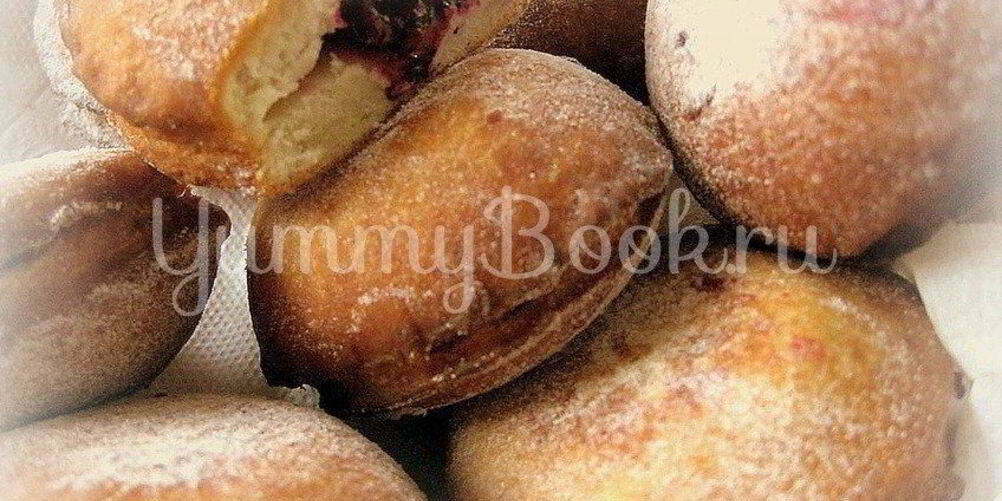 Рецепт пончиков с вишней