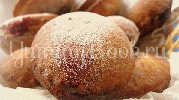 пончики с вишней