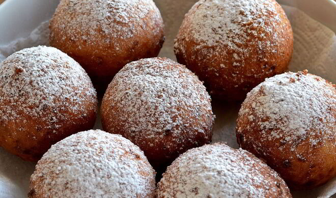 Пончики творожные