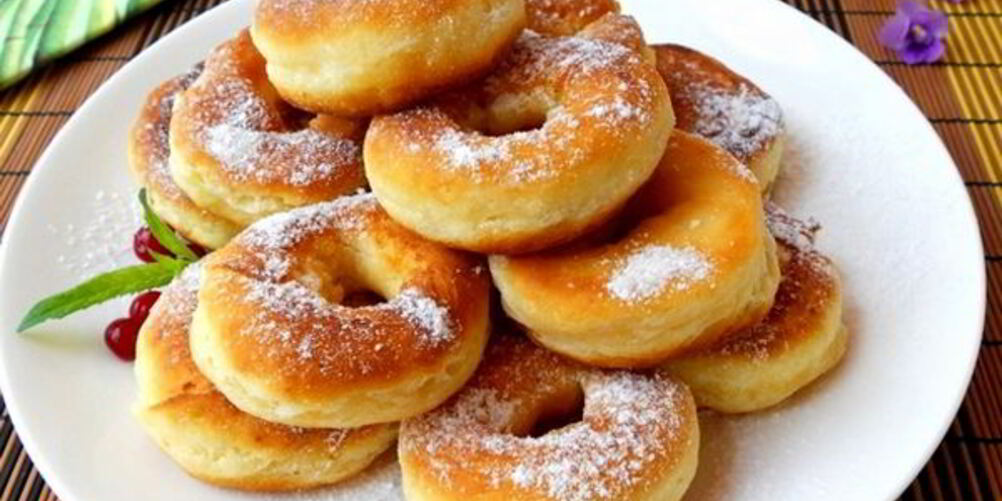 Рецепт пышных пончиков из плавленого сыра