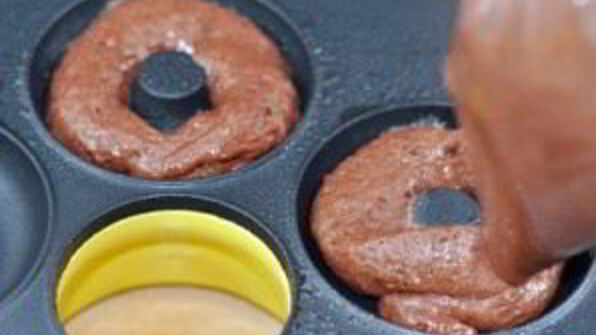 шоколадные пончики