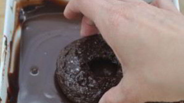 шоколадные пончики