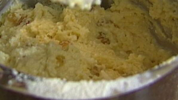 творожные пончики с яблоками