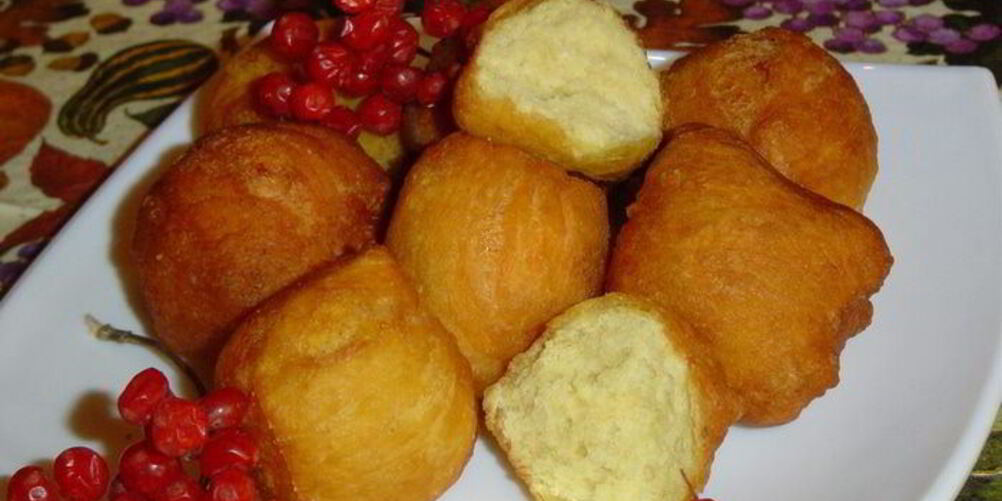 Рецепт тыквенно-творожных пончики