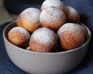 Ванильные пончики на соде