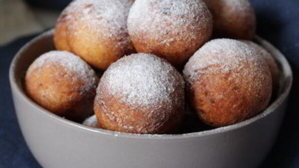 ванильные пончики на соде