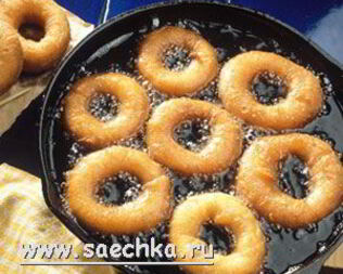 Яблочные пончики