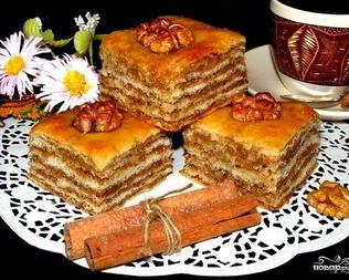 Постная пахлава