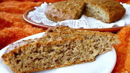 Коврижка с овсяными хлопьями