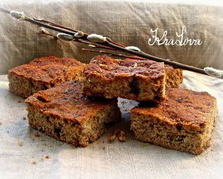 Коврижки из цельнозерновой муки с овсянкой и шоколадом