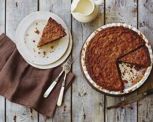 Медовая и шоколадная постная коврижка