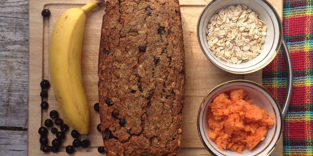 Рецепт овсяно-банананова-морковной коврижка
