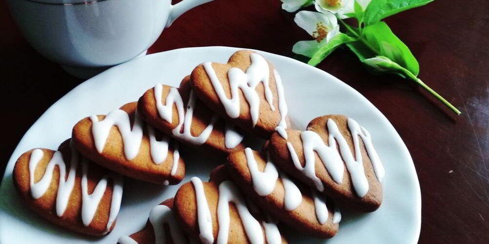 Рецепт пряничных сердечек