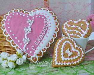 Пряники на День Святого Валентина