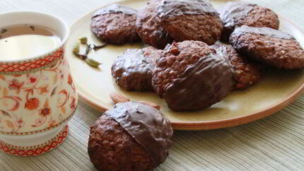 Шоколадные пряники с цукатами