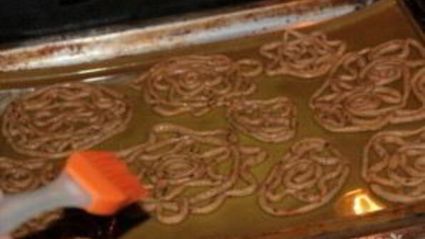 тетеры с медом — кружевные медовые пряники