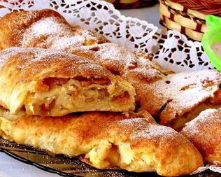 Рулетики из творожного теста