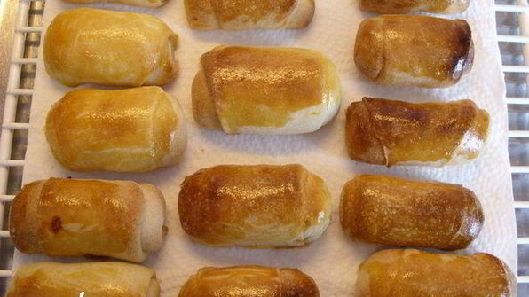 рулетики песочные с орехами