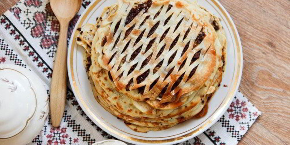 Рецепт блинной шарлотки