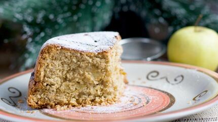 Овсяная шарлотка