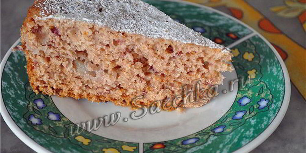 Рецепт постной шарлотки