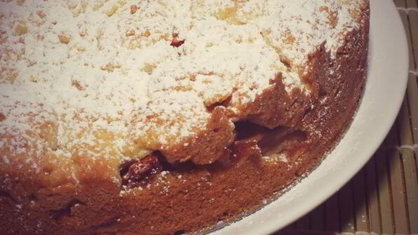 шарлотка на песочном тесте