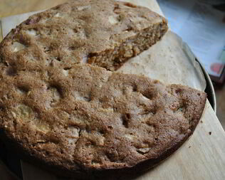 Шарлотка постная