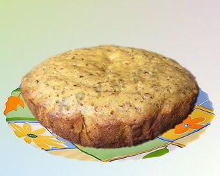 Шарлотка с бананами в мультиварке