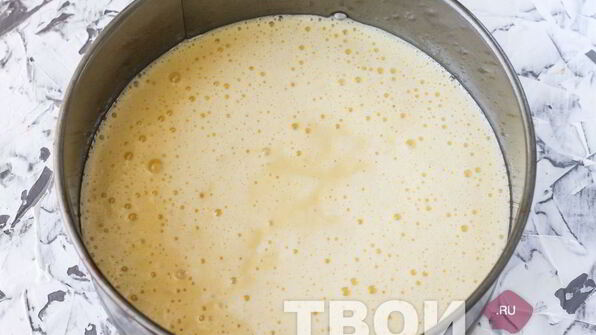 шарлотка с бананами