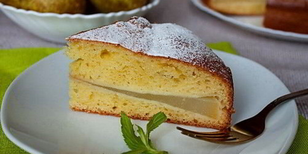 Рецепт шарлотки с грушей