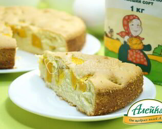 Шарлотка с тыквой