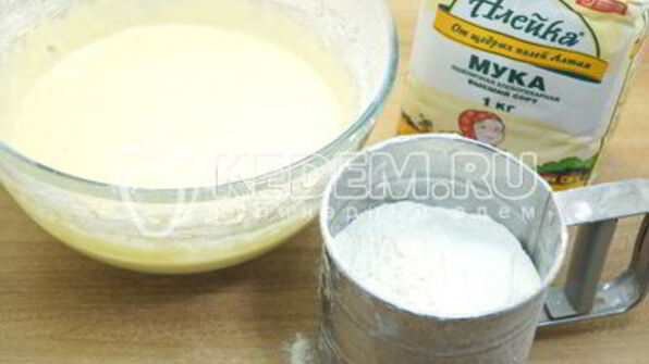 шарлотка с тыквой