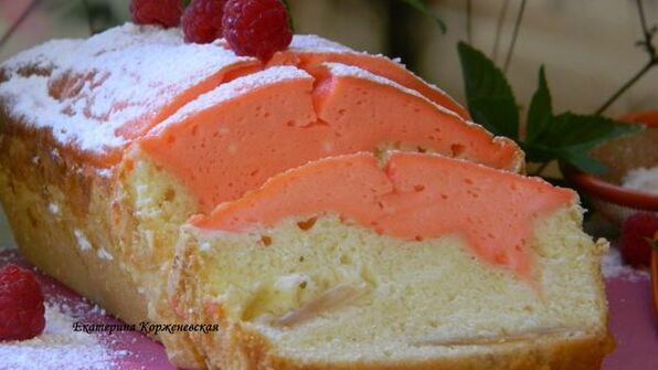 шарлотка творожная