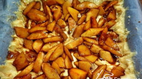 шарлотка яблочно-кофейная