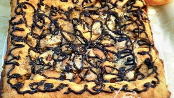 шарлотка яблочно-кофейная