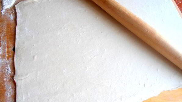 банановый штрудель в мармеладной карамели