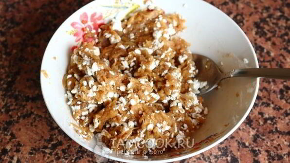 ленивый штрудель из лаваша с яблоками