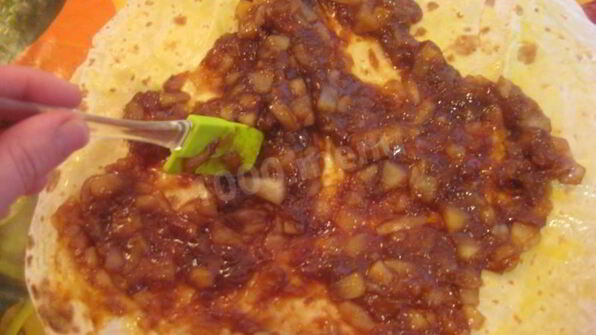 штрудель из лаваша с яблоками