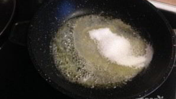 штрудель с грушей и яблоком