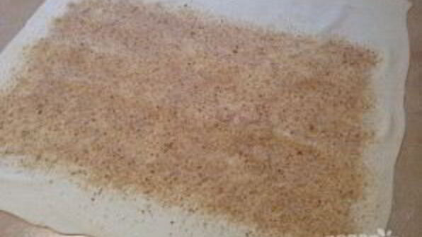 штрудель с грушей и яблоком