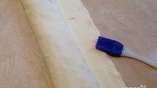 штрудель с грушей и яблоком